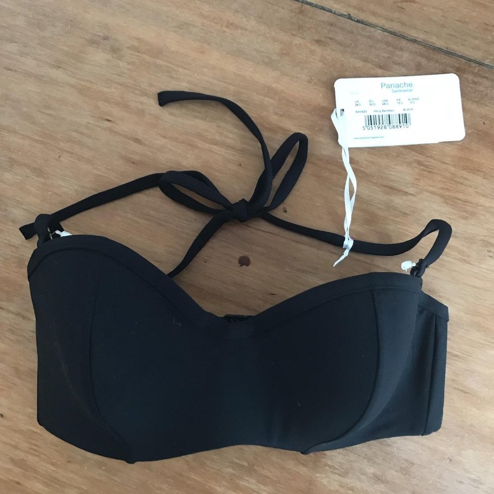 Panache Holly Bandeau Bikini Top 28D NWT